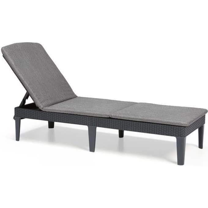 Allibert Jaipur Ligbed - 58x187,5x29 cm - Grafiet