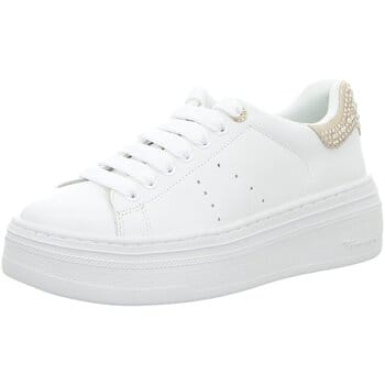 Tamaris damestrainers 1-23755-45 118 Lage Top Dames glitter M2375545 Wit