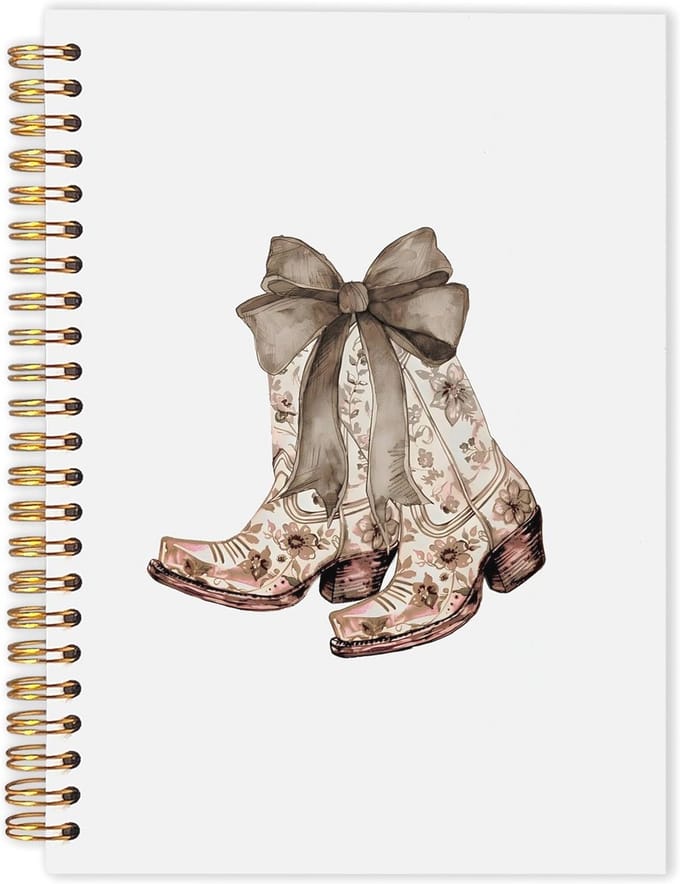 Notitieboek met spiraalbinding voor dames met minimalistisch design