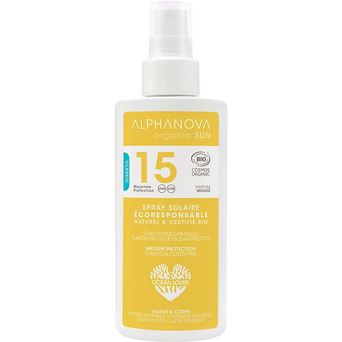 Alphanova Sun BIO SPF 15 Zonnebrand Spray