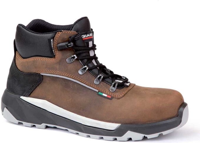 Giasco Makalu - Veiligheidsschoenen klasse S7L - Bruin - Maat 41