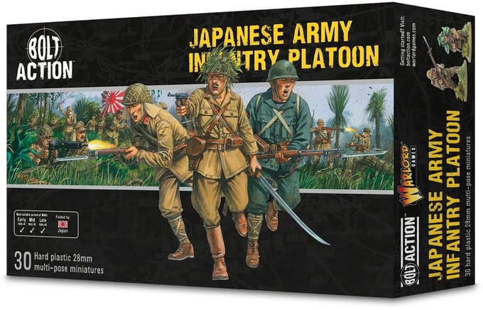 Japanese infantry platoon (Bolt action nieuw)