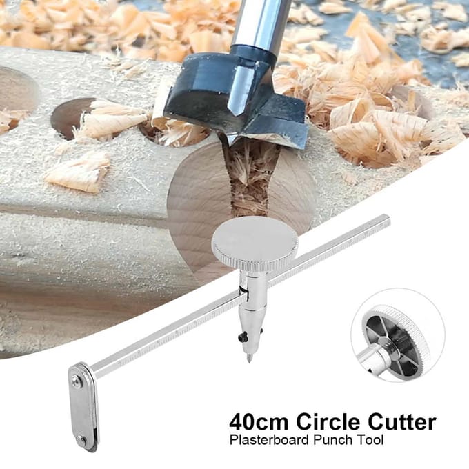 40cm Cirkelsnijder Gipsplaat Ponsgereedschap voor Gipsplaat Inkepingen white