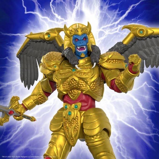 super7 Goldar Power Rangers Ultimates - 20 cm actiefiguur met accessoires
