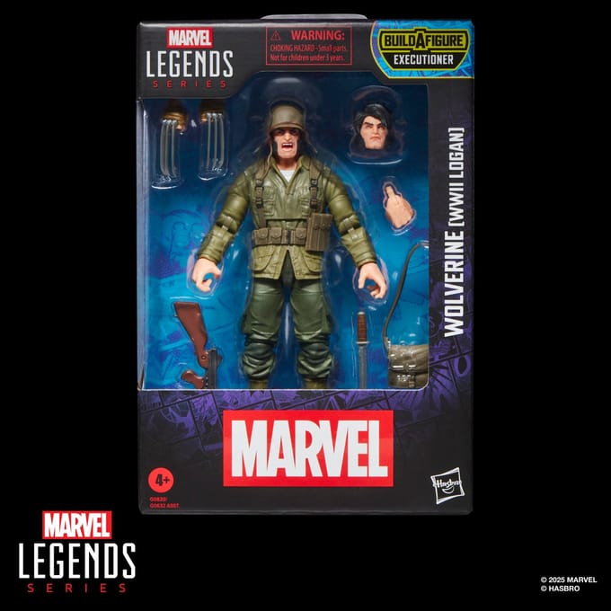 Hasbro Marvel Legends Series Wolverine (WWII Logan), X-Men Comics Action Figure
