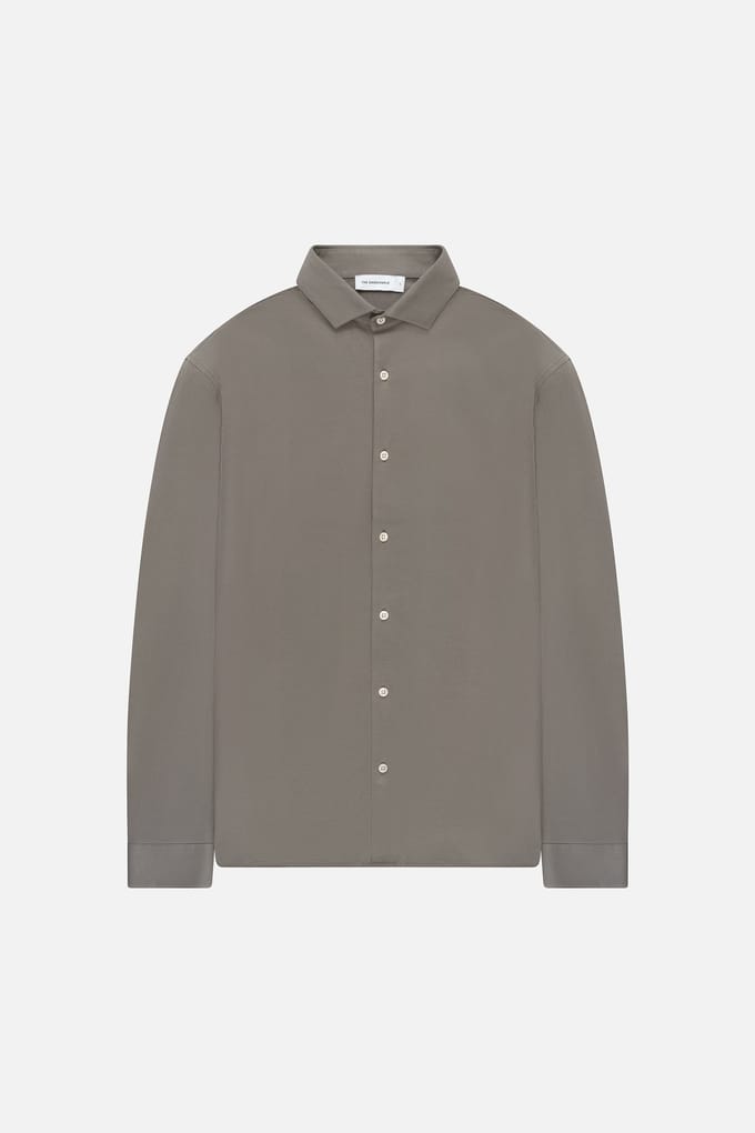 The Goodpeople Stirr Mid Brown Größe: S | Casual hemden Outlet | Herren | Braun