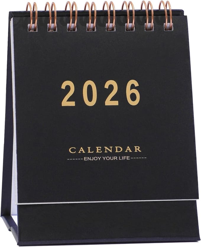 Mini Bureauboek Kalender 2024-2025 Staand Bladverwijderbaar