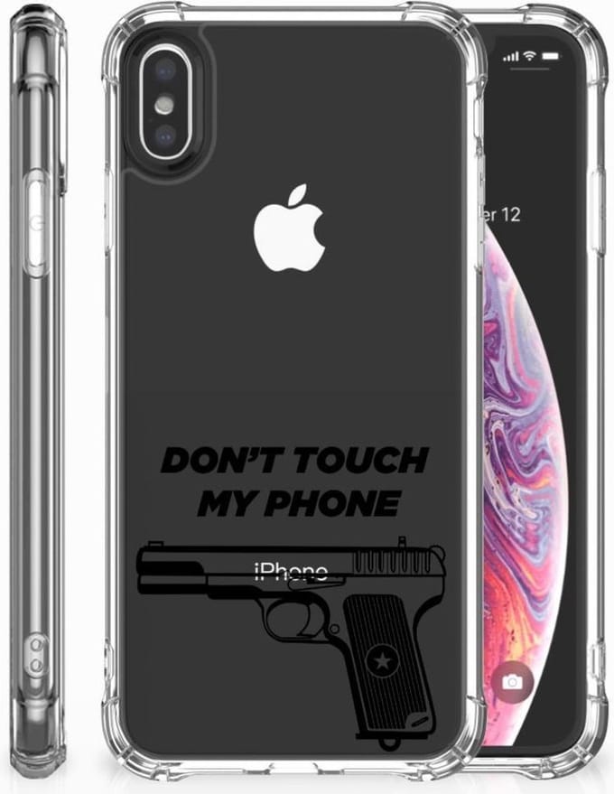 Apple iPhone Xs Max Anti Shock Case Pistol DTMP