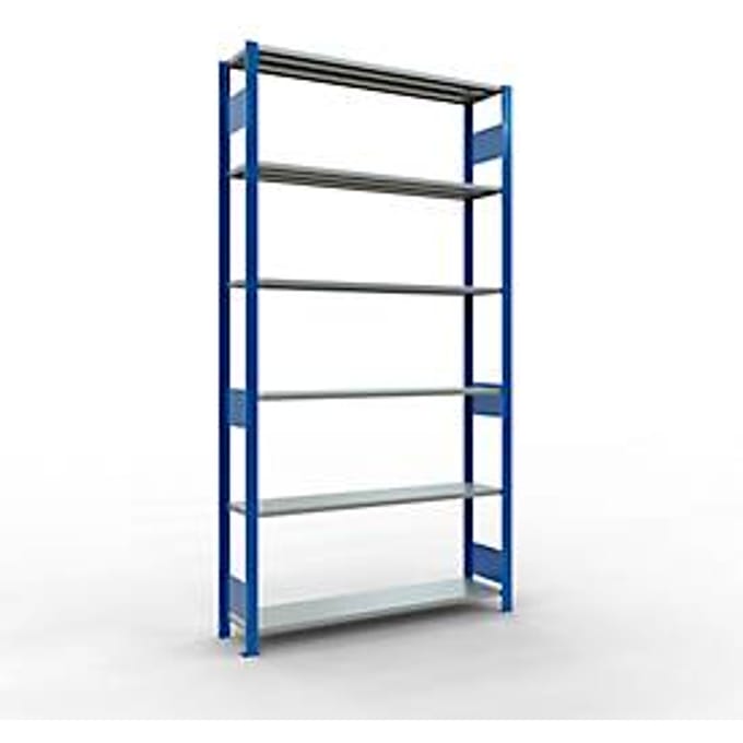 SCHULTE Lagertechnik - Boutloos basisrek - 2500x1300x300 mm, type 150 kg