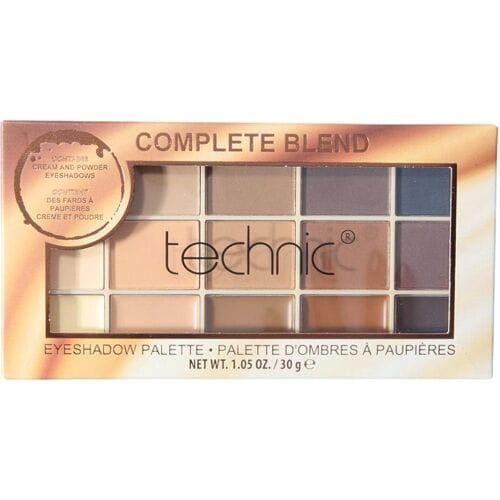 Technic 15 Pan Eyeshadow Palette Complete Blend 30 g