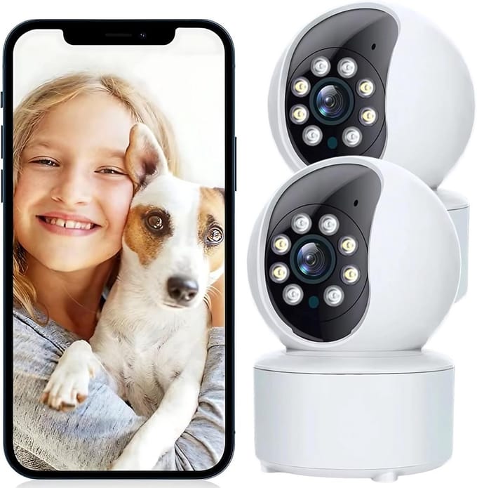 Wifi Binnenbewakingscamera 1080P met Nachtzicht en Bewegingsdetectie
