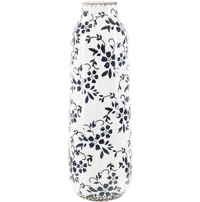 MULAI - Bloemenvaas - Wit - 35 cm Keramiek