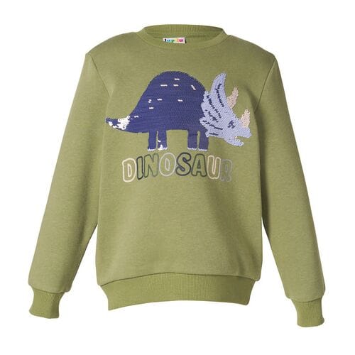 LUPILU Kinder sweater (groen, 122/128)