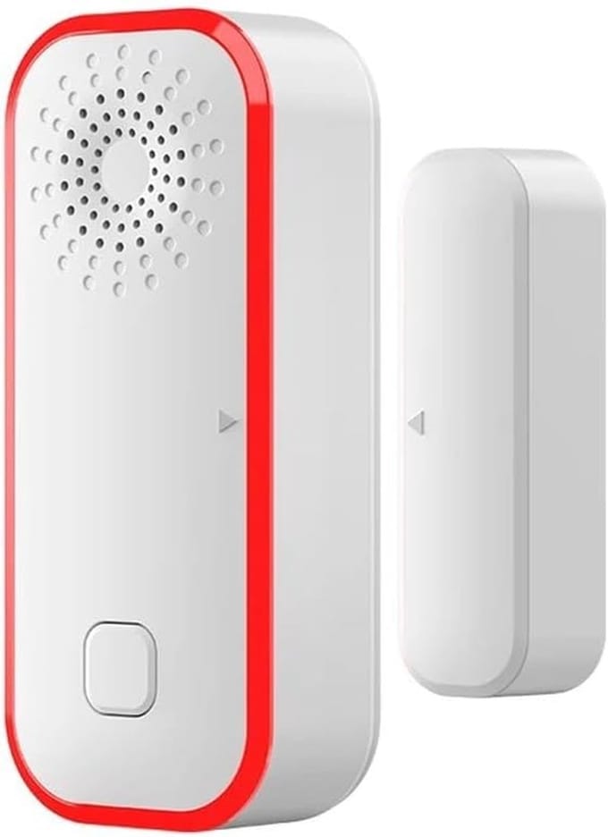 Deur Raam Sensor - Alarm Systeem - Huis Beveiligen - Luid 100dB Alarm - 66 Gram - Wit