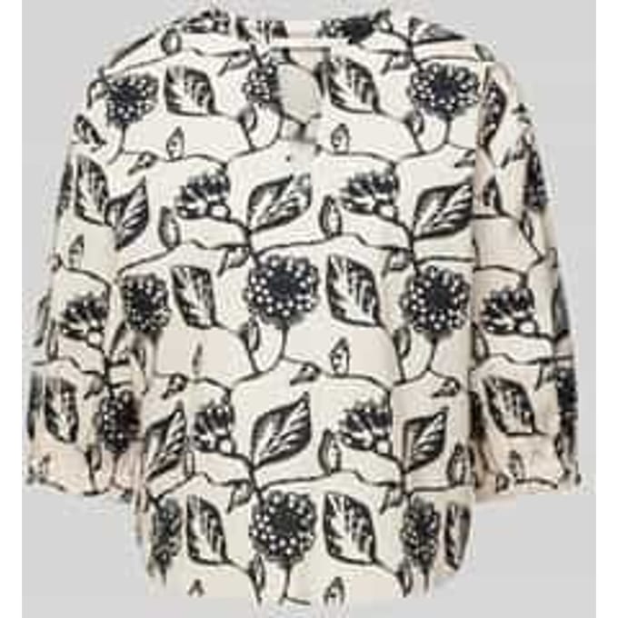 Blouse met V-hals