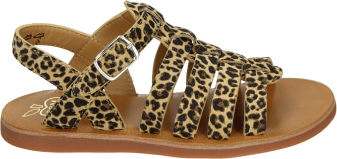 Pom d'Api - PLAGETTE STRAP - SandalenMeisjesKindersandalen - Kleur: Bruin - Maat: 37