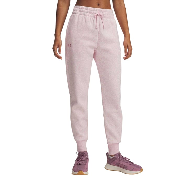 Under Armour Dames/Dames Rival Fleece Joggers (Roze)