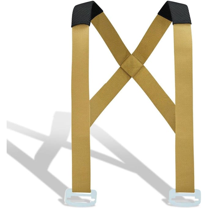 Sangles de déménagement, Système de levage et de déplacement pour 2 personnes avec 2 sangles de harnais, 2 sangles porte-charges et 1 sangle à main, Sangles d'épaule de levage réglables