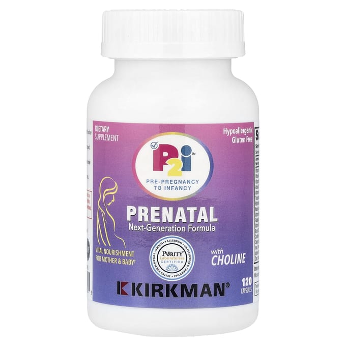 Kirkman Labs, Prenataal met Choline, 120 Capsules