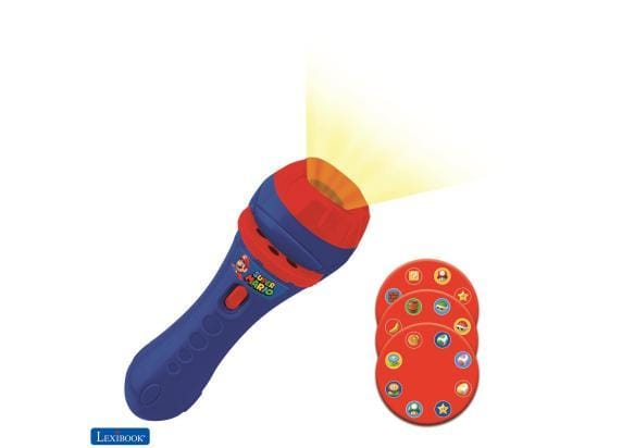 Lexibook - Super Mario Stories Projector projectie-zaklamp met 24 plaatjes Lampen