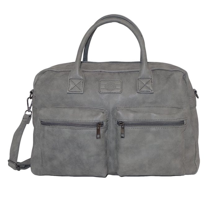 BEAGLES Omhang Hand & Schoudertas Western Bag Grijs
