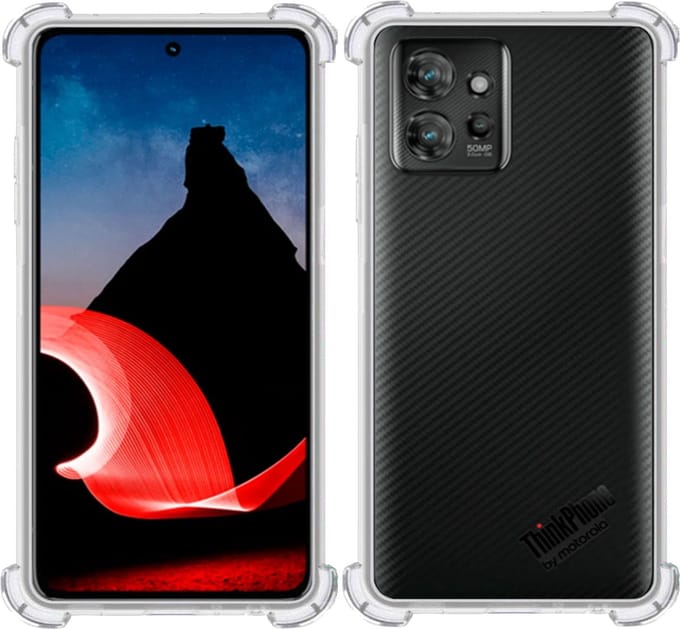 Hoesje geschikt voor Motorola ThinkPhone – Extreme Shock Case – Case Transparant