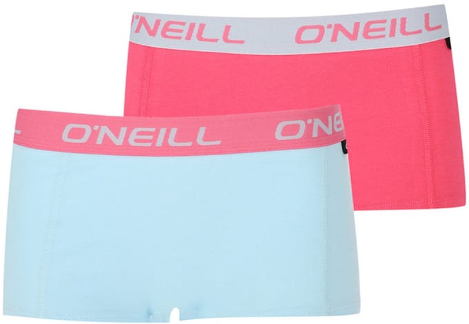 Dames boxershorts | Shorty | Uni | Merk: O’Neill | Kleur: Roze - Blauw | Maat: S t/m XL | 6 pack