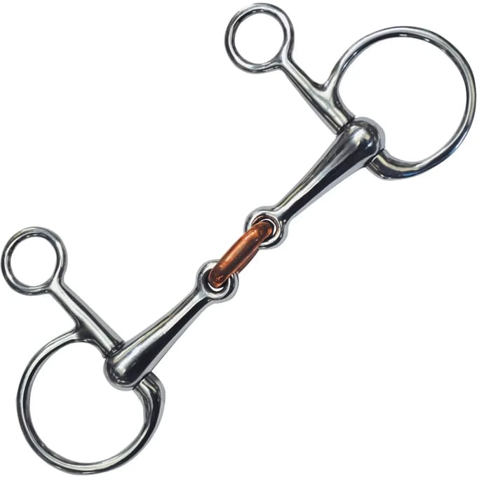 Baucher dubbel snaffle bit voor paarden Privilège Equitation
