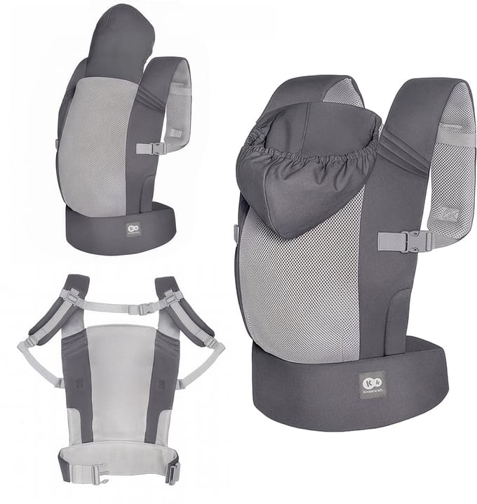 Kinderkraft CARRYBEE - Draagzak - Lichtgewicht - tot 20 kg - Grijs