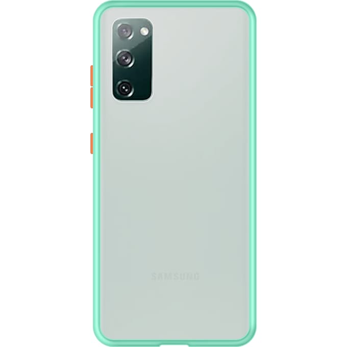 Samsung Galaxy S20 FE Back Cover - Lichtblauw/Transparant
