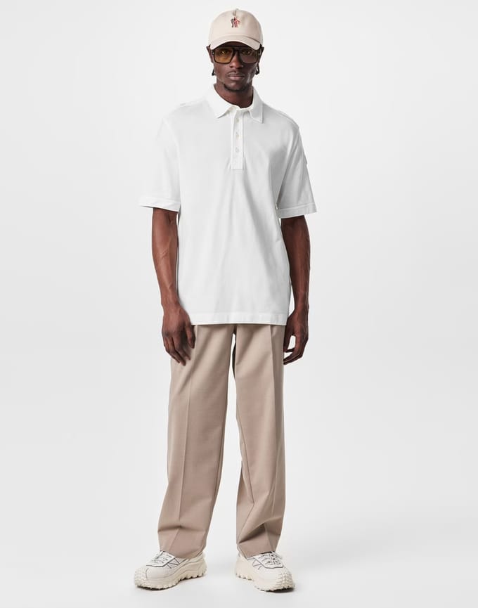 Polo shirt met logo-patch