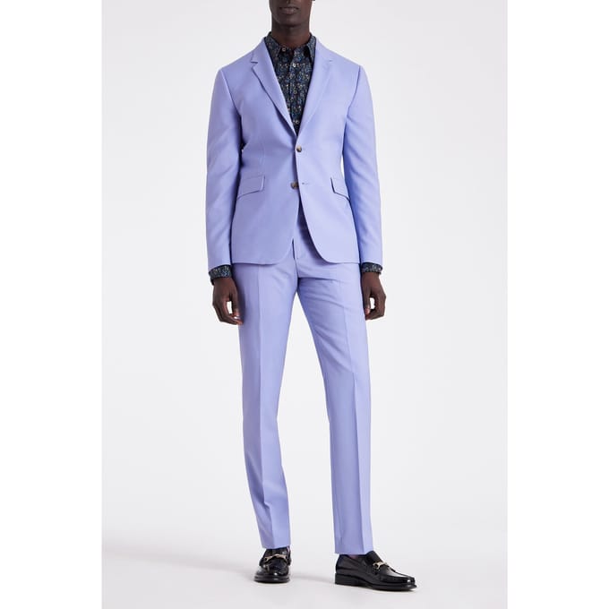 Paul Smith Mens Slim Fit 2btn Suit Purple Maat: 52 | Kostuumbroeken Outlet | Heren | Paars