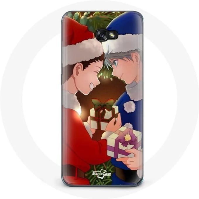 Coque pour Samsung Galaxy A8 2016 Hunter x Hunter Gon Freecss et Killua Zoldyck Christmas Day Anime Manga