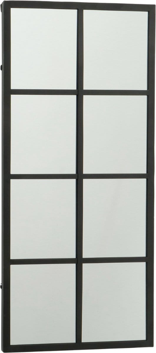 Grote Wandspiegel Zwart Modern 45x100 cm