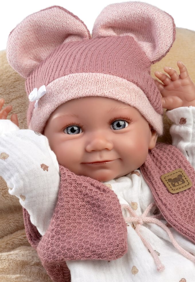 Llorens babypop meisje full body met ligkussen 40 cm