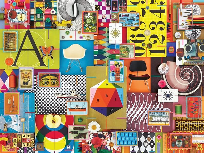Ravensburger puzzel Eames House of Cards - 1500 stukjes kunst.
