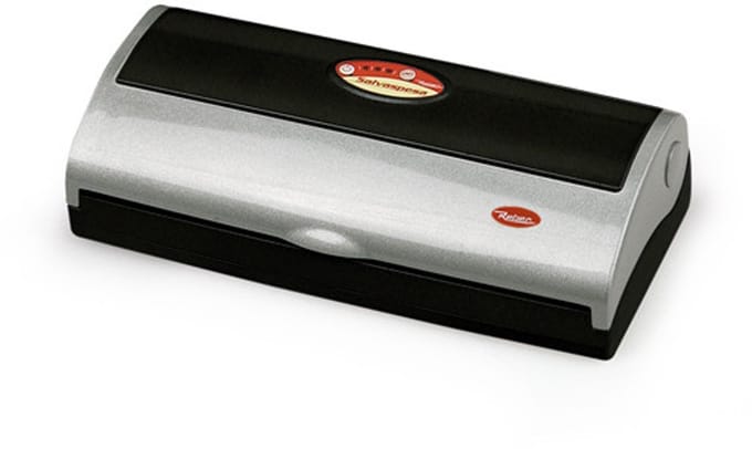 Reber Salvaspesa Tekno vacuum sealer 830 mbar Zwart, Zilver