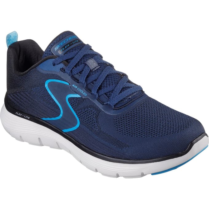 Skechers Flex Advantage 5.0 Spreelo Polyester Heren Navy/Blauw Sportschoenen