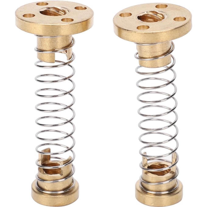 Spleet Elimineer Moer T8 Anti Speling Veer Messing Draadmoer 3D Printer Accessoires beige