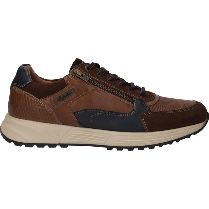 Australian Discover Sneaker cognac Leer - Maat 49
