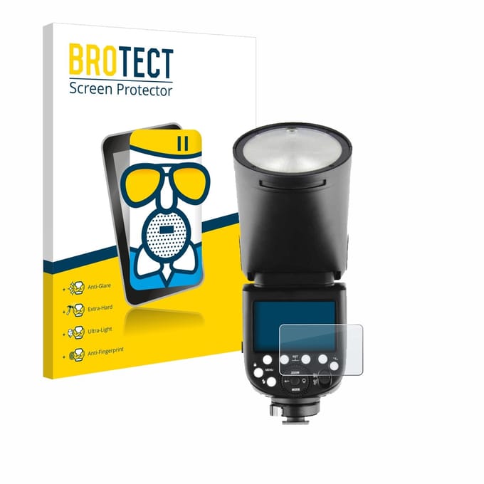 BROTECT - Screenprotector voor Godox V1 - Folie Beschermfolie Beschermglas matte