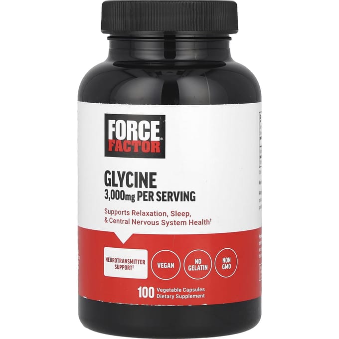 Glycine, Gélules Végétales 100 Comprimés (1 000 mg par capsule)