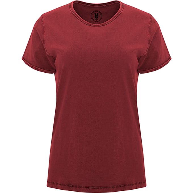 Roly Dames/Dames Husky T-Shirt (Granaatrood)