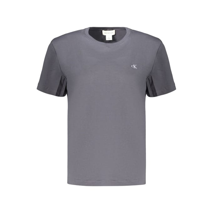 Calvin Klein Short Sleeve Monogram Crew Tee Ebony Taglia: M | Maglie Sportivi Outlet | Donna | Nero