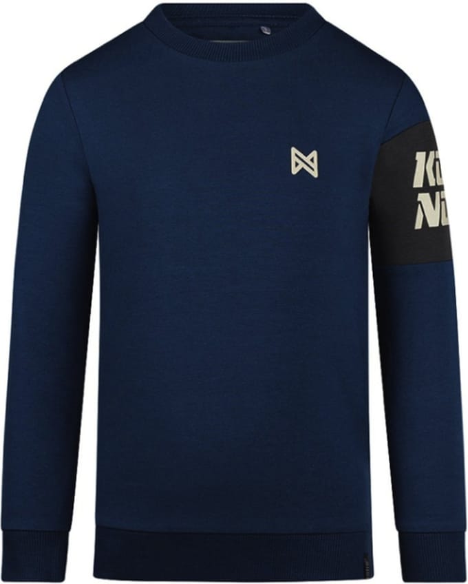 Koko Noko - Sweater - Trui - Blauw - Maat 98