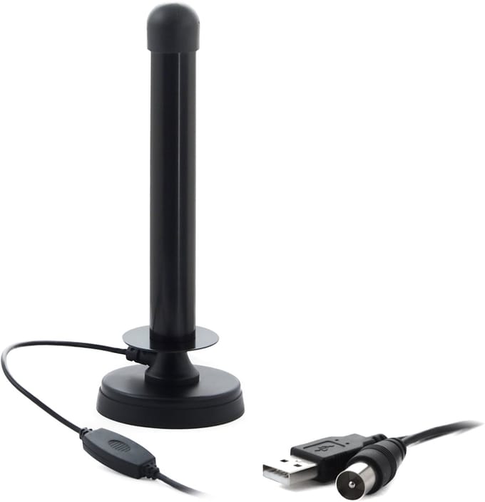 Mistral MI-ANT0100 - Mobiele TV Antenne - DVB-T - USB/RF Voeding - VHF/UHF
