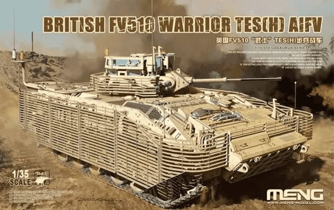 Meng Model Modelbouwpakket Militaire voertuigen - MENG SS017 British FV510 Warrior TES(H) AIFV Plastic - 1:35 - Modelbouw
