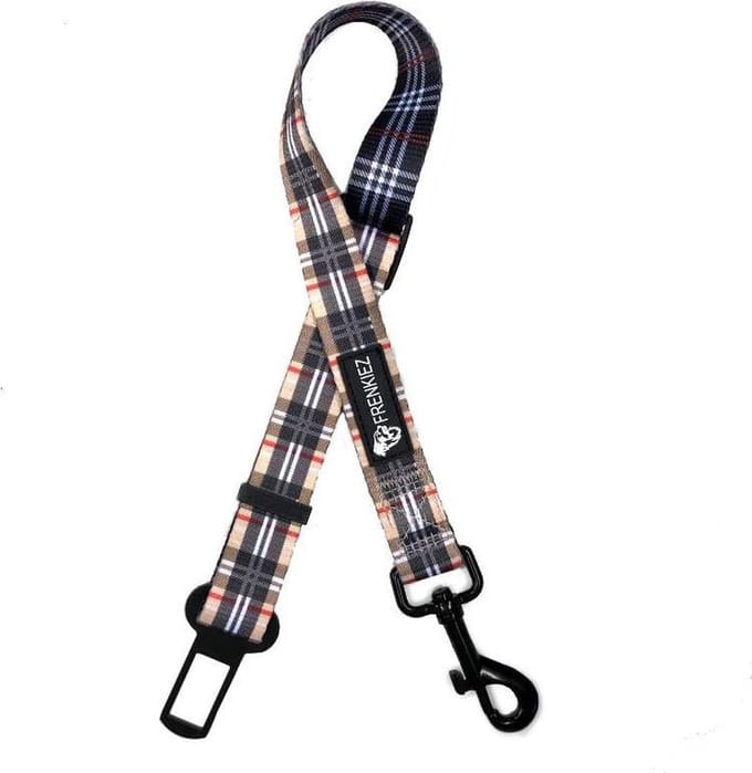 Frenkiez carseatbelt BarkBerry beige