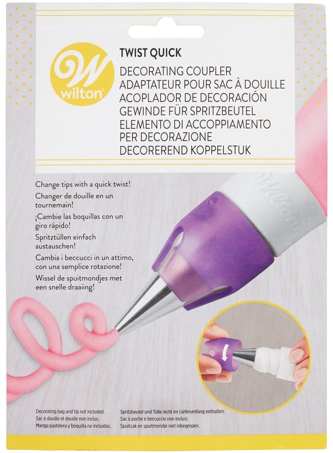 Wilton Adapter/Coupler - Twist Quick Coupler - voor Wilton Spuitmondjes