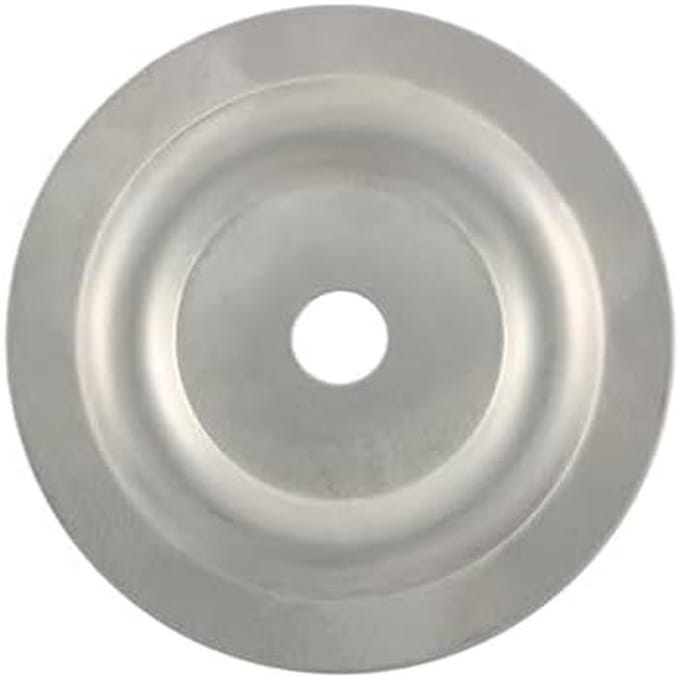 Grote metalen isolatieschijven verzinkt 70mm - 100 stuks